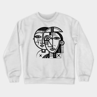 Cubist Woman Crewneck Sweatshirt